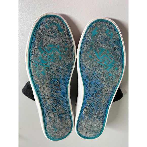 Blowfish Shoes Womens Size 10 M Mabbit Flannel High Top Side Zip Gray - Picture 7 of 10